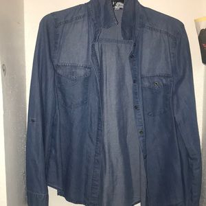 Lightweight Blue Button Down Shirt